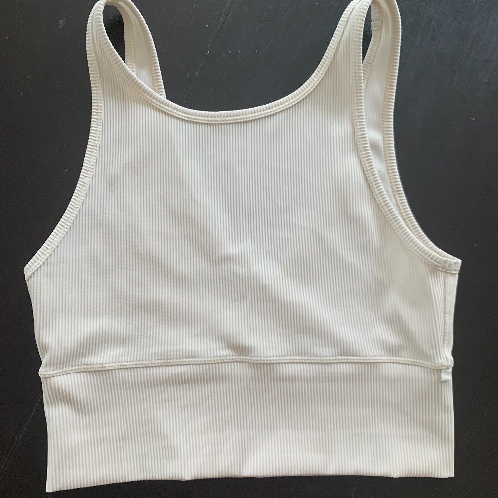 Lululemon Power Pivot Ribbed Cropped Tank